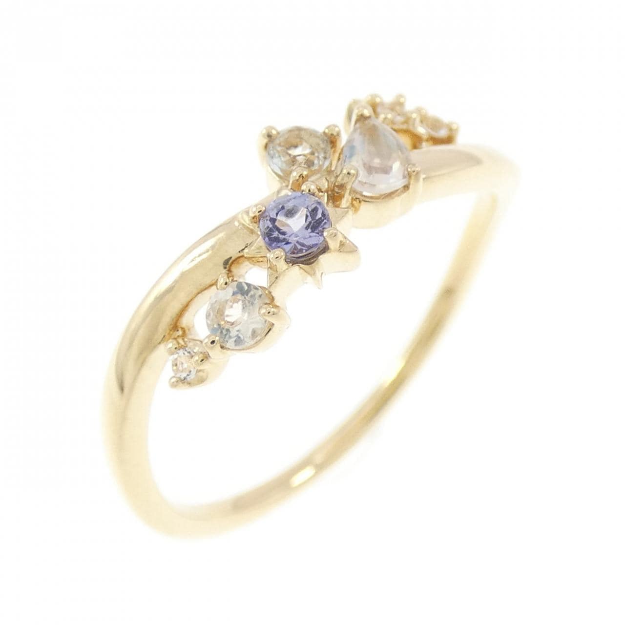 4゜C カラーストーン リング