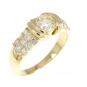 K18YG ダイヤモンド リング 0.43CT