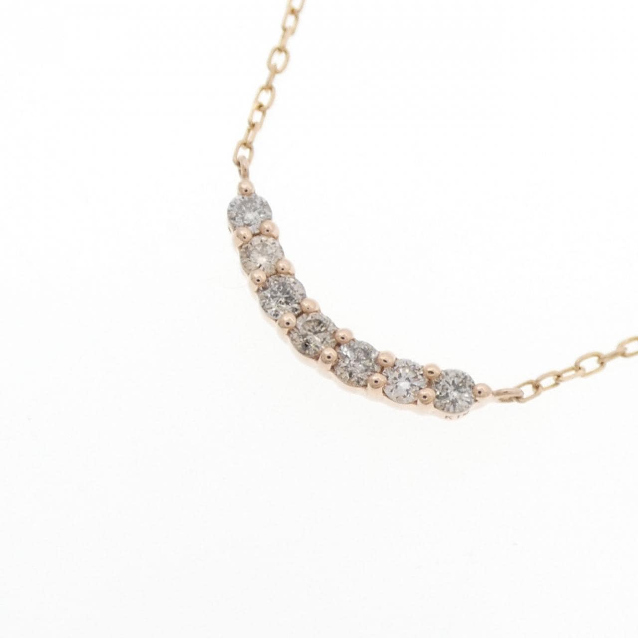 K10PG ダイヤモンド ネックレス 0.19CT