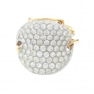 750YG/750WG ダイヤモンド リング 2.00CT