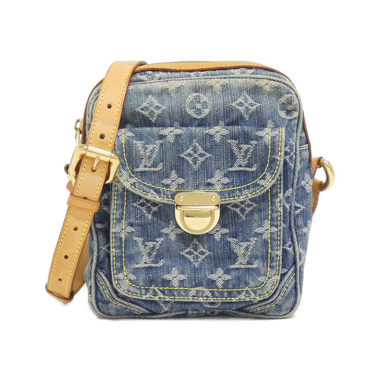 LOUIS VUITTON Monogram牛仔布相机包 M95348 单肩包