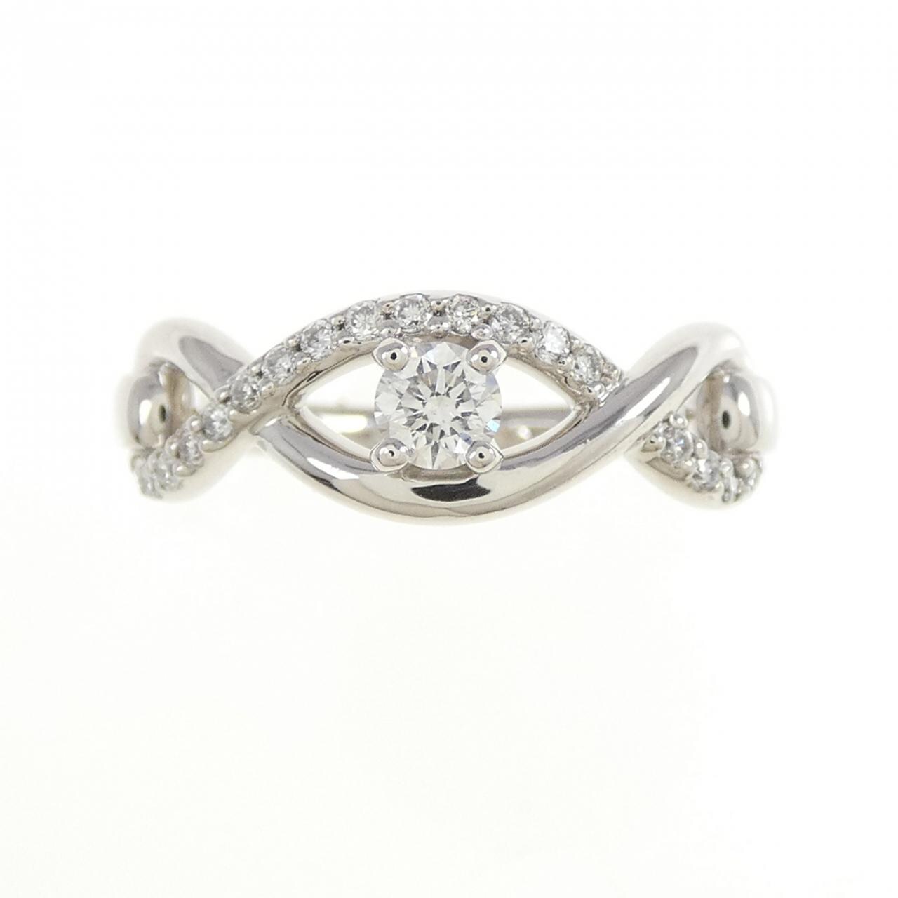PT950 ダイヤモンド リング 0.154CT