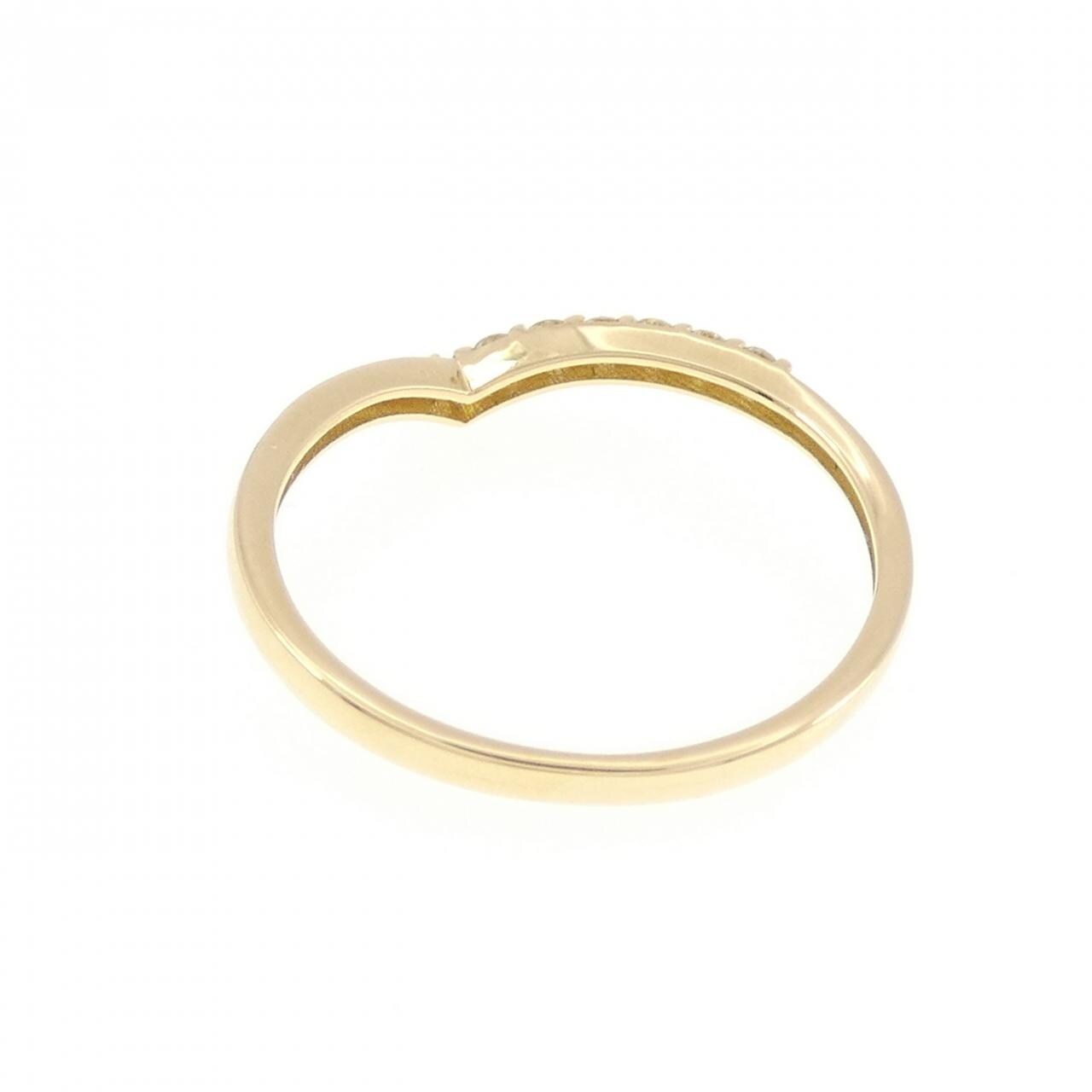 【新品】K18YG ダイヤモンド リング 0.10CT