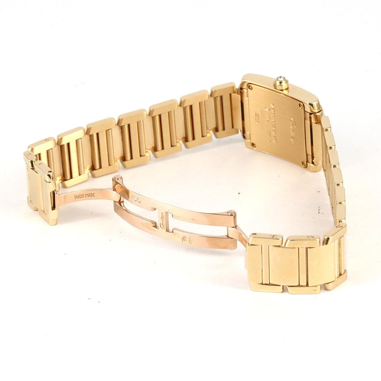 カルティエ タンクフランセーズSM YG/D WE1001R8 YG クォーツ