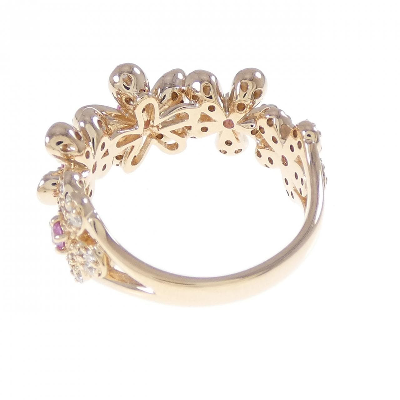 ポンテヴェキオ フラワー リング 0.25CT