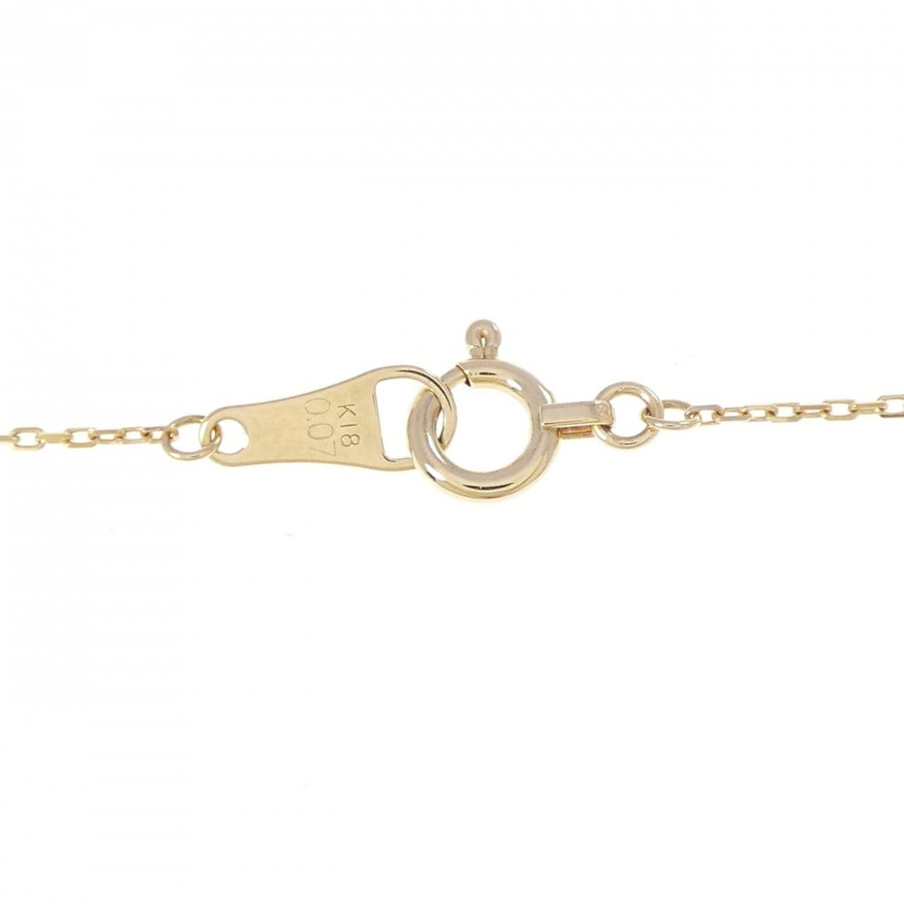 アガット ダイヤモンド ネックレス 0.07CT