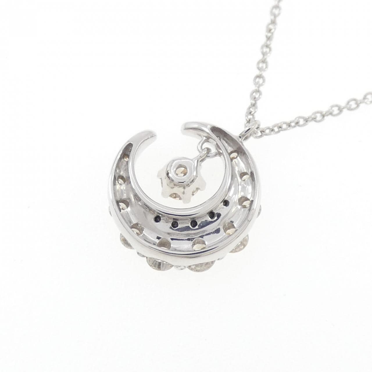 K18WG ダイヤモンド ネックレス 0.36CT