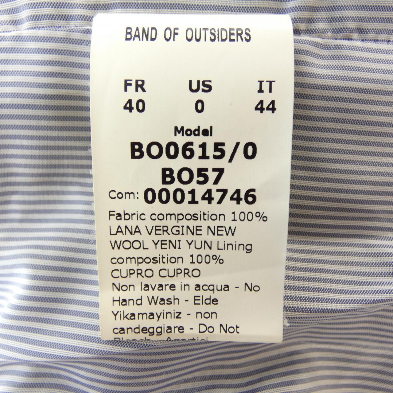 バンドオブアウトサイダーズ BAND OF OUTSIDERS ジャケット