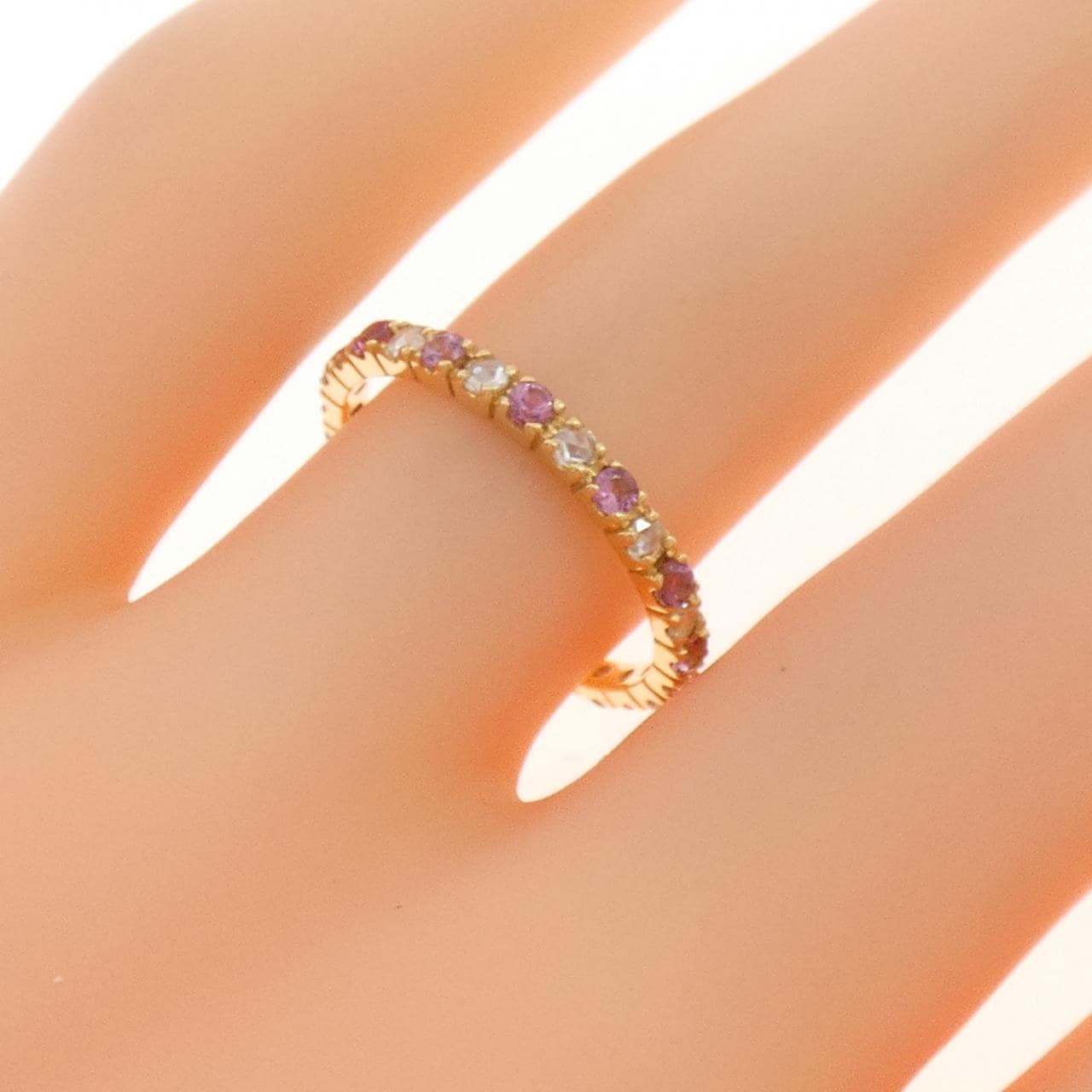 K18YG トルマリン リング