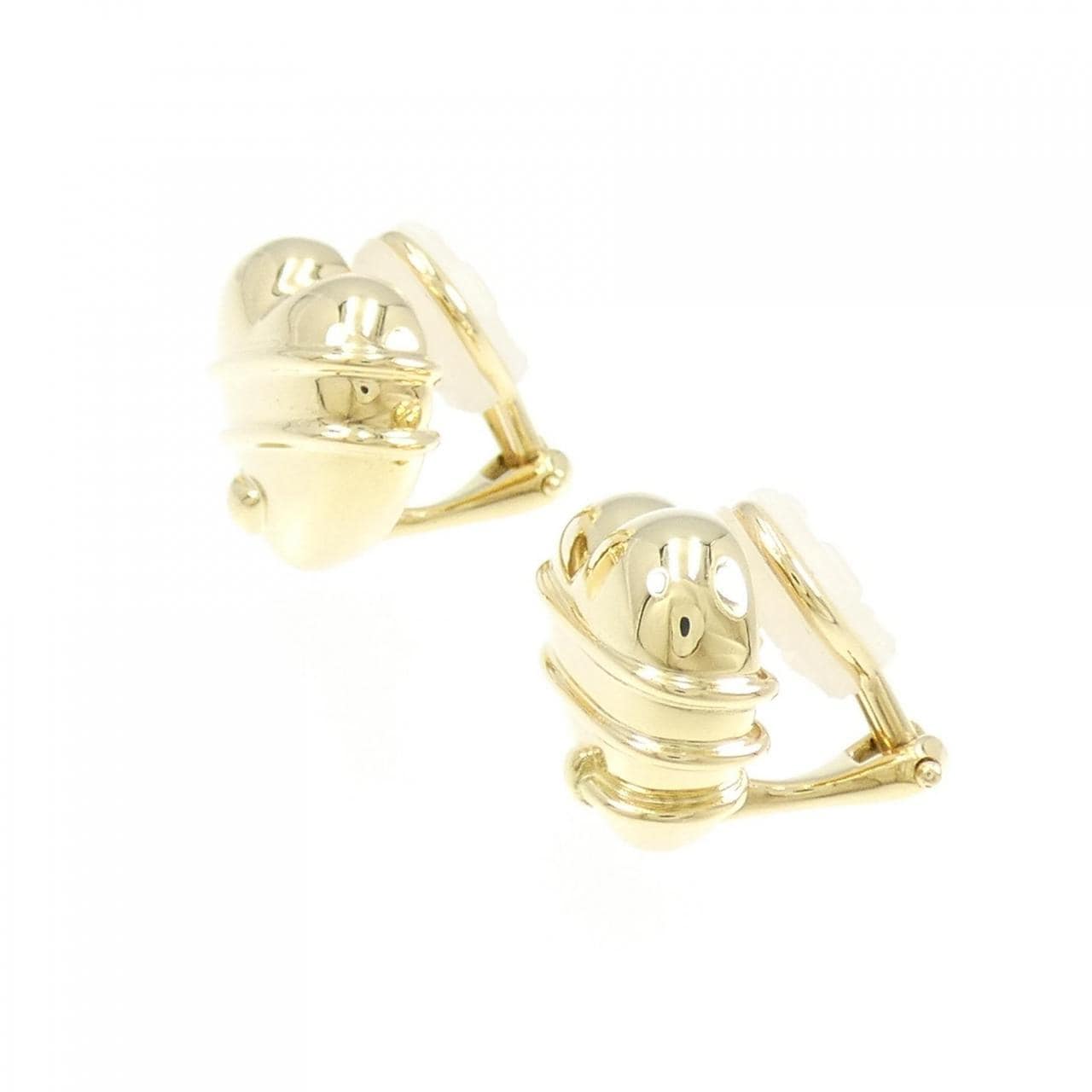TIFFANY 750YG heart earrings
