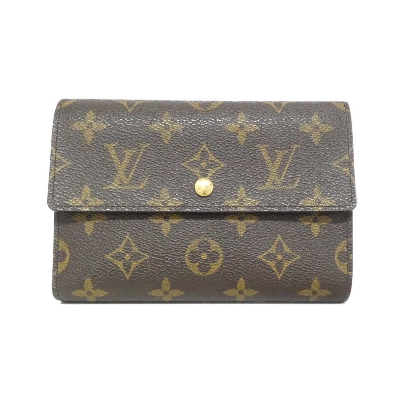 ルイヴィトン モノグラム ポルト トレゾール エテュイ パピエ M61202 財布