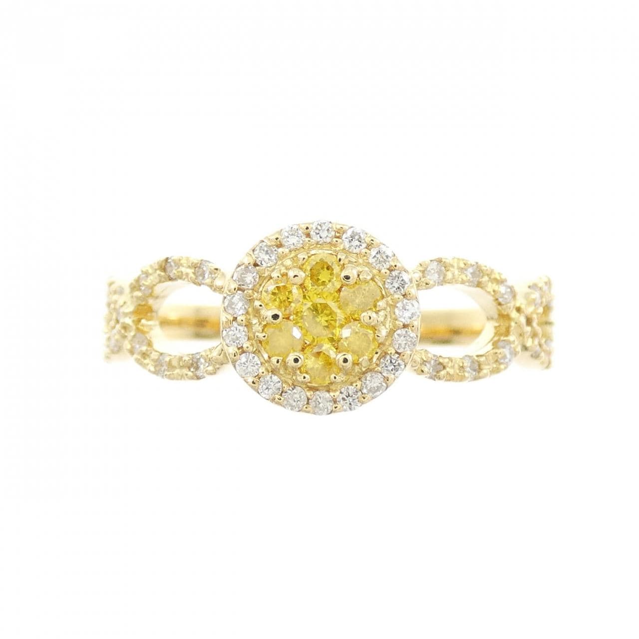 K18YG ダイヤモンド リング 0.20CT