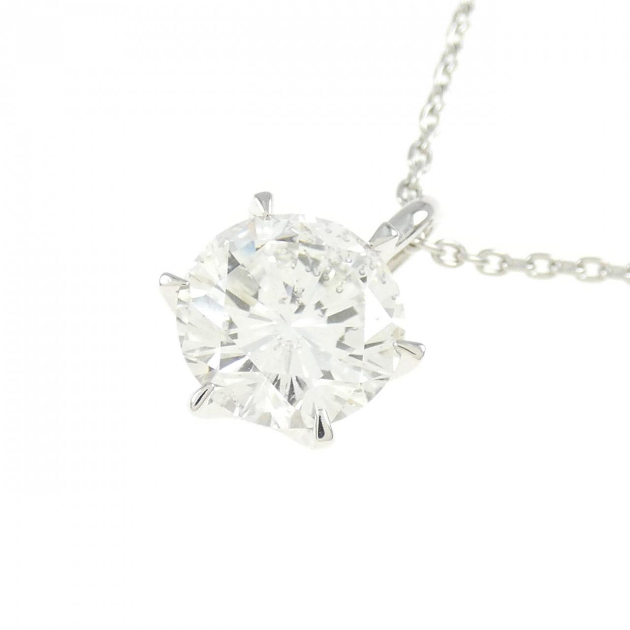 [Remake] PT Diamond Necklace 2.037CT H SI2 Good