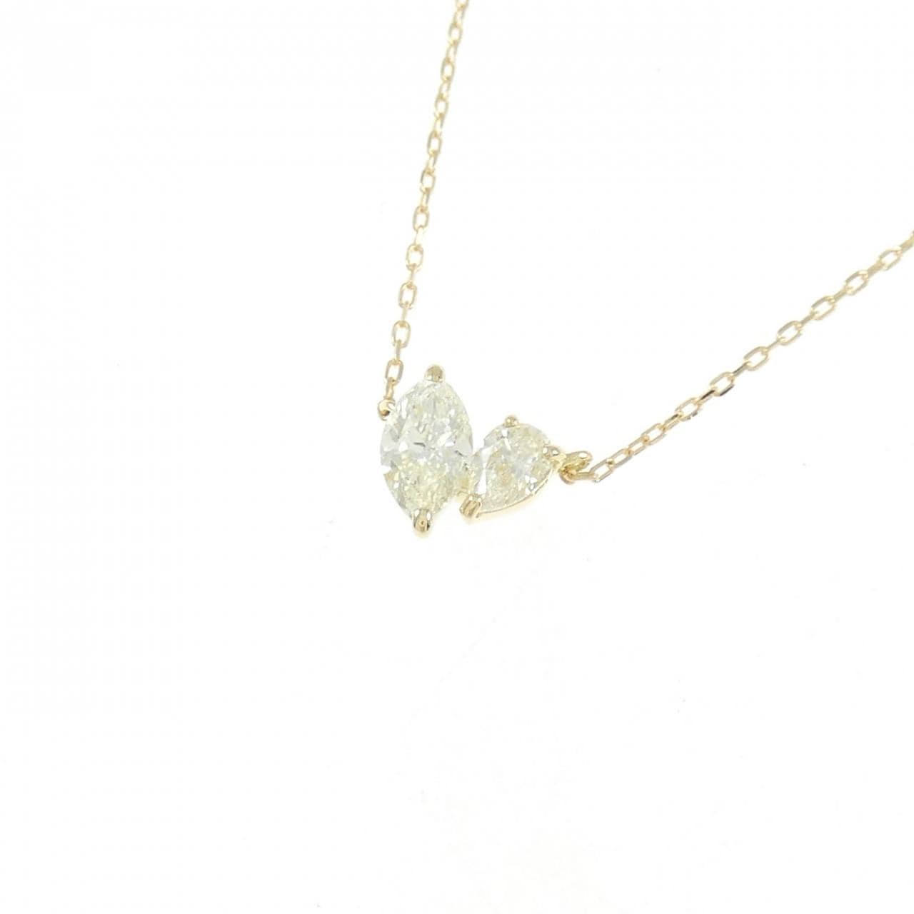【新品】K18YG ダイヤモンド ネックレス 0.30CT