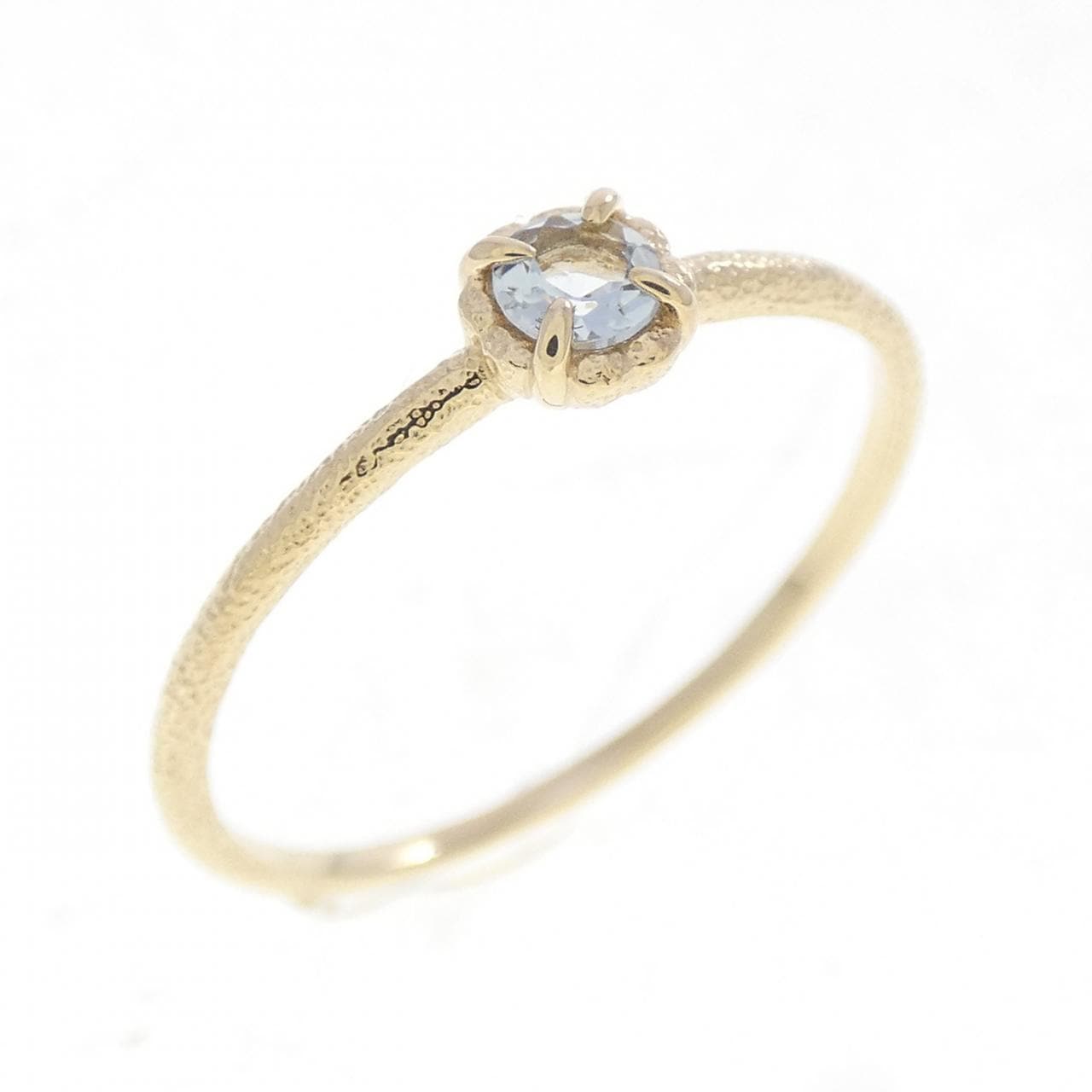 K10YG アクアマリン リング