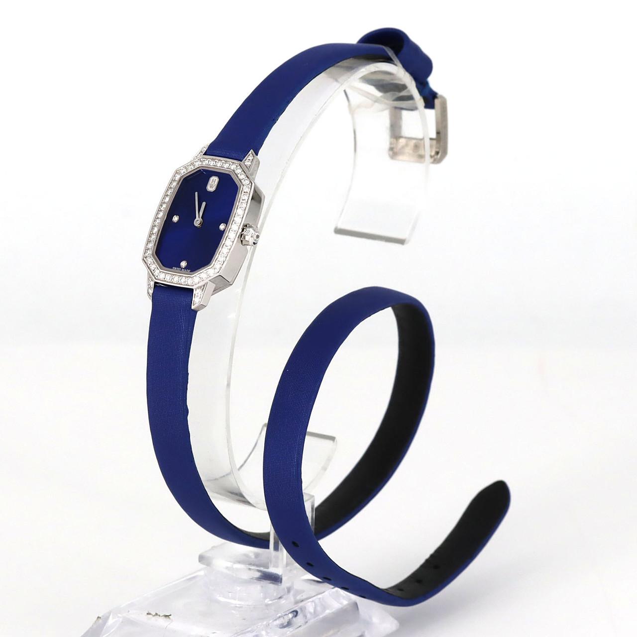 【ノーメンテナンス還元価格】ハリーウィンストン エメラルド WG/D･3P EMEQHM18WW001 WG クォーツ