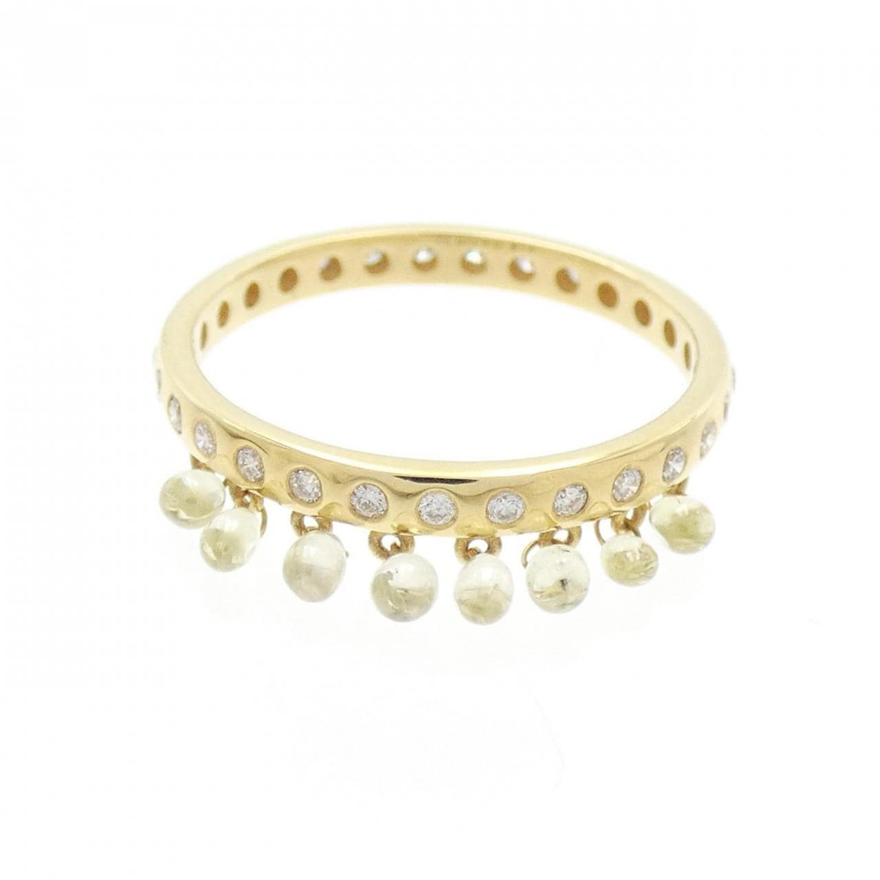 [BRAND NEW] K18YG Full Eternity Diamond Ring 0.67CT