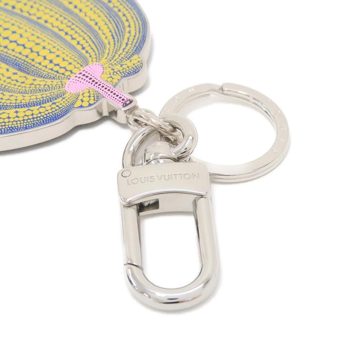 LOUIS VUITTON M63082 LV circle Porte Cles-Berry Bag Charm Key Chain Key  Holder