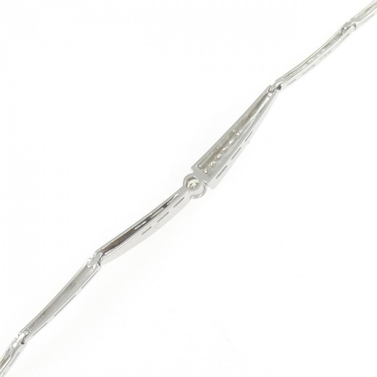 K18WG ダイヤモンド ブレスレット 0.29CT