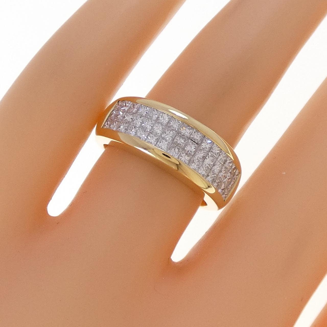 K18YG/K18WG ダイヤモンド リング 1.05CT