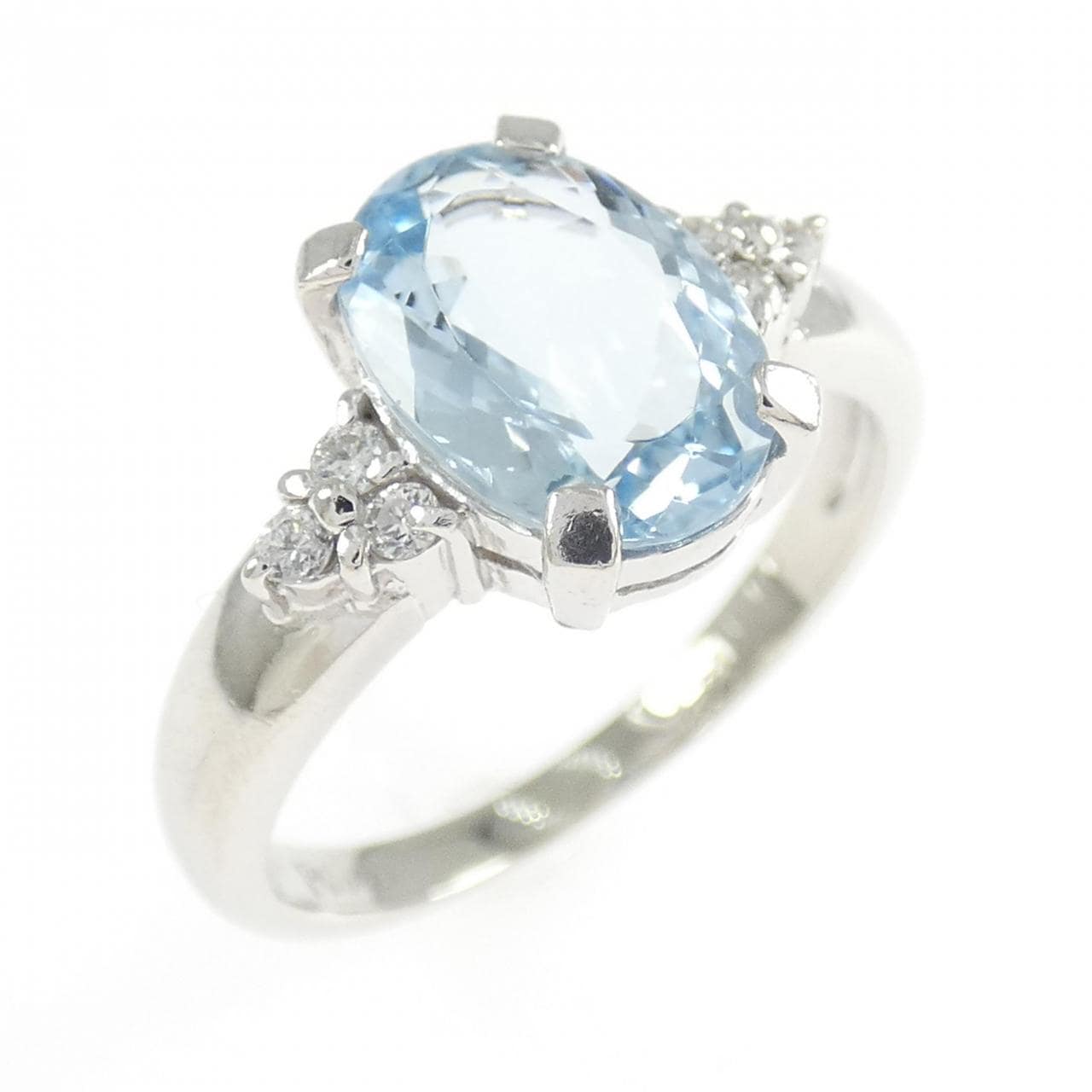 PT900 アクアマリン リング 1.47CT