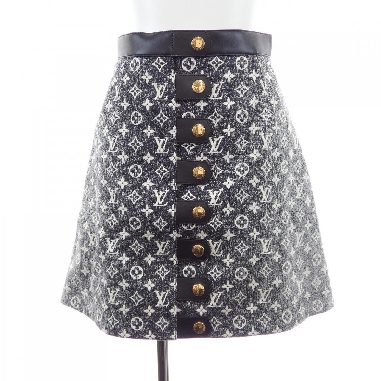 ルイヴィトン LOUIS VUITTON モノグラムデニムボタンタブスカート FOSK25KJ2 スカート