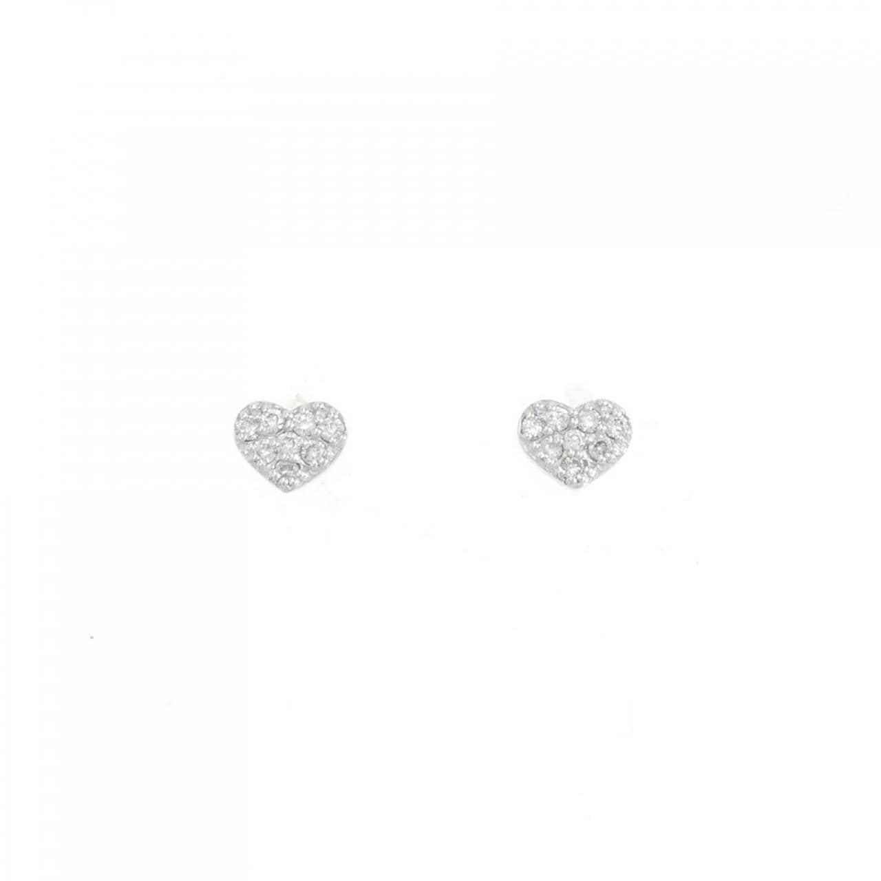 PONTE VECCHIO heart Diamond earrings 0.14CT