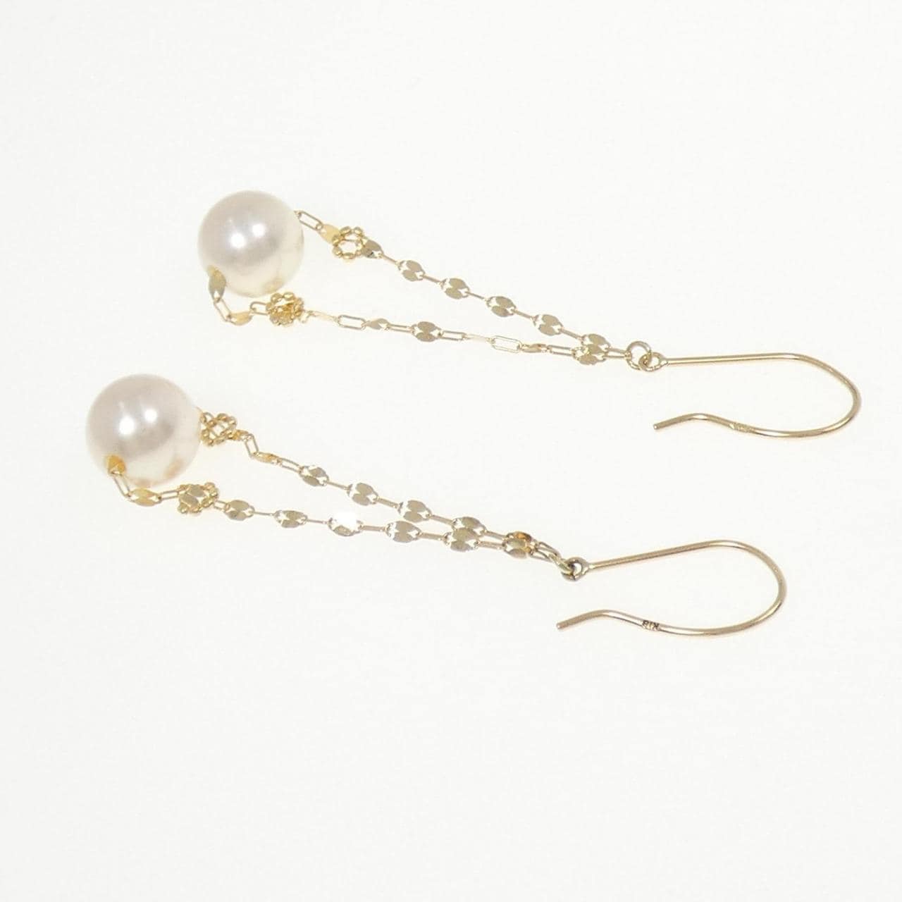 K18YG アコヤパール ピアス 8.2mm