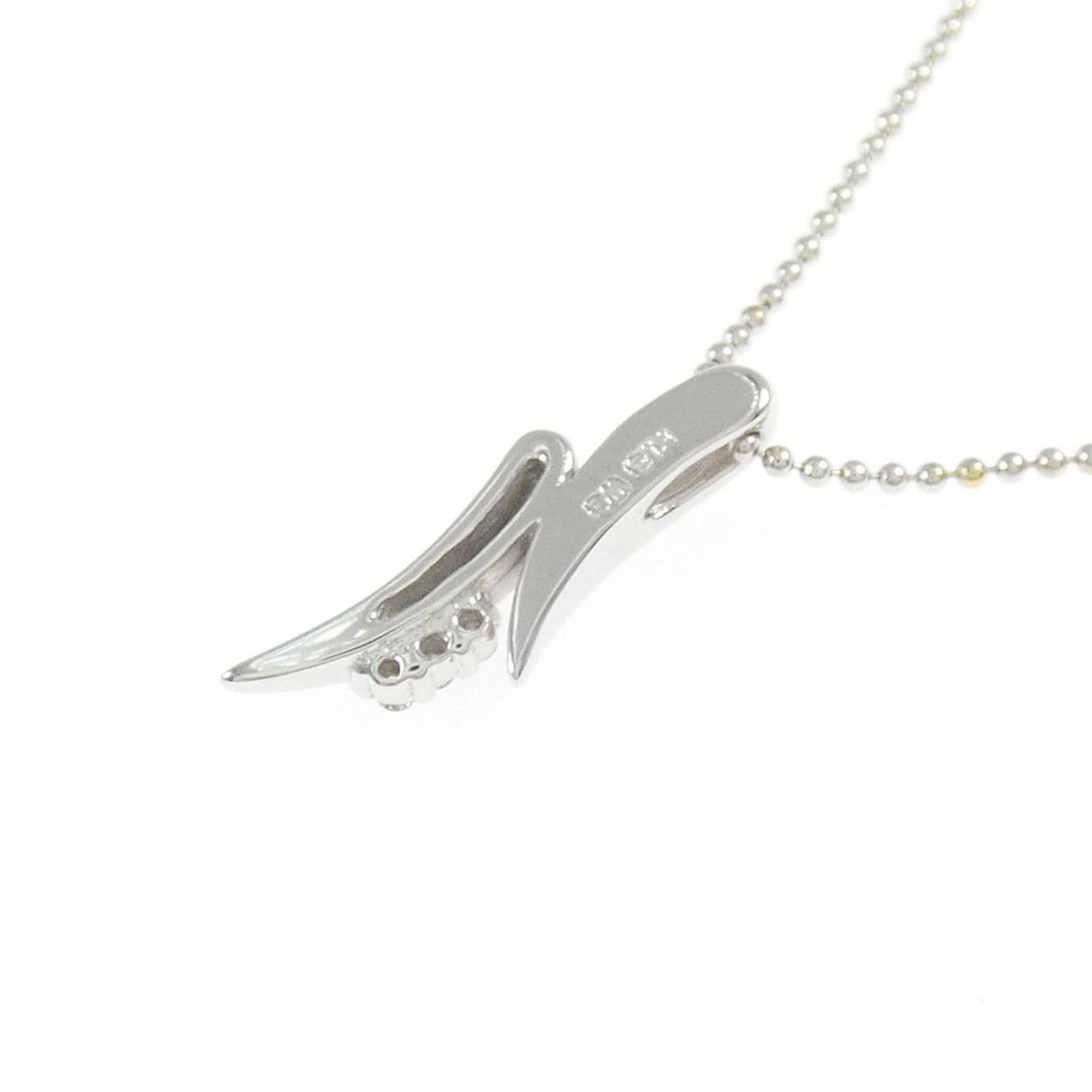 K18WG ダイヤモンド ネックレス