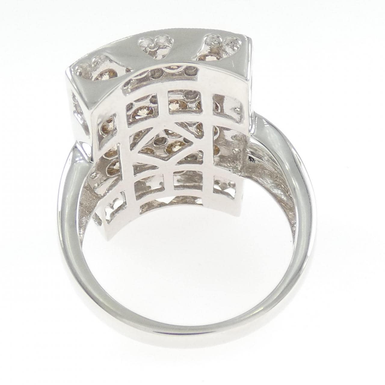 750WG ダイヤモンド リング 2.47CT