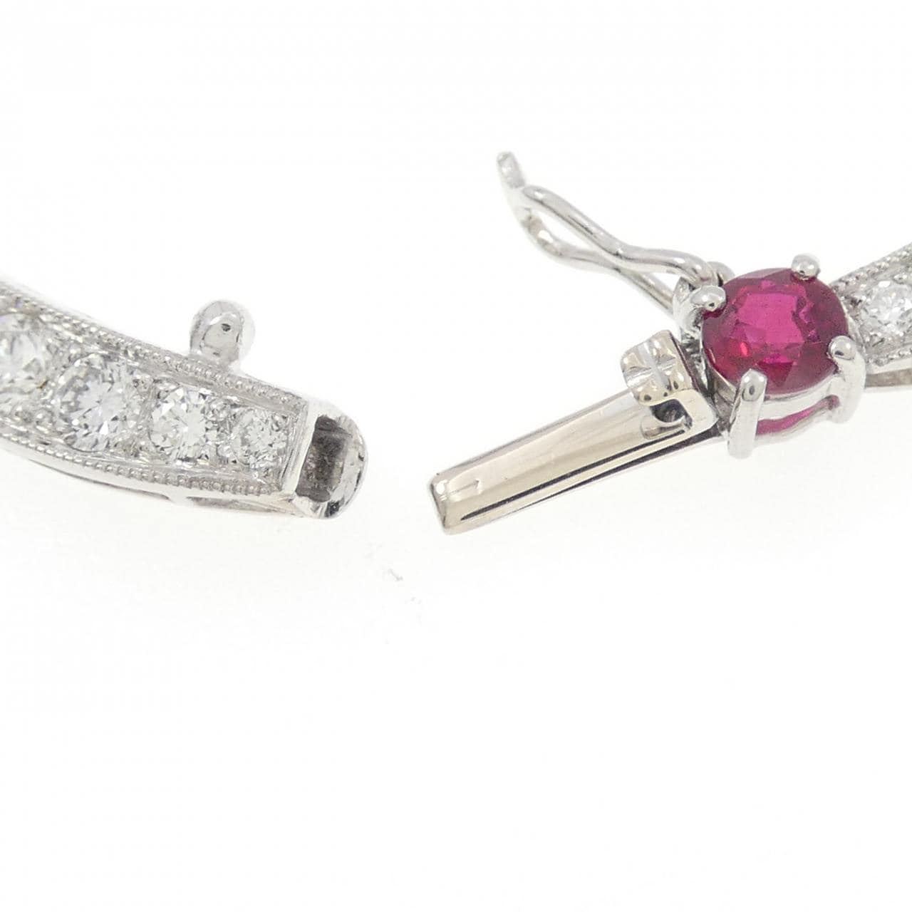 PT950 ルビー ネックレス 5.53CT