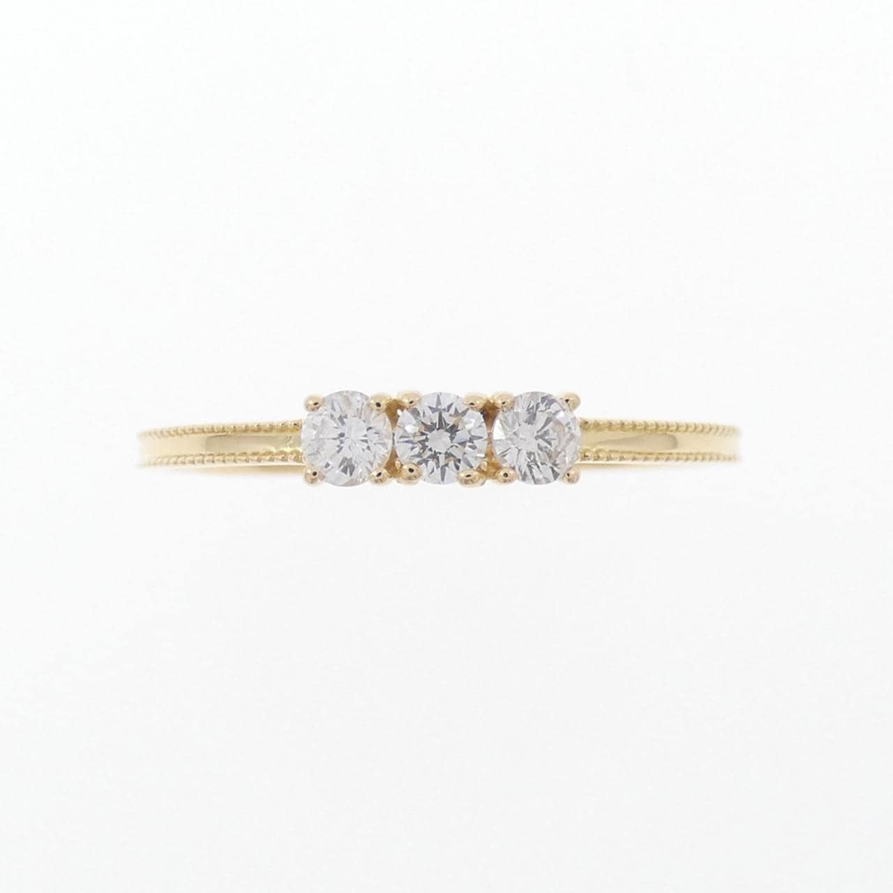 [Remake] K18YG Diamond ring 0.15CT