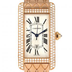 カルティエ タンクアメリカンMM PG/2D WB710010 PG･RG 自動巻