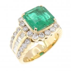 K18YG エメラルド リング 2.32CT コロンビア産