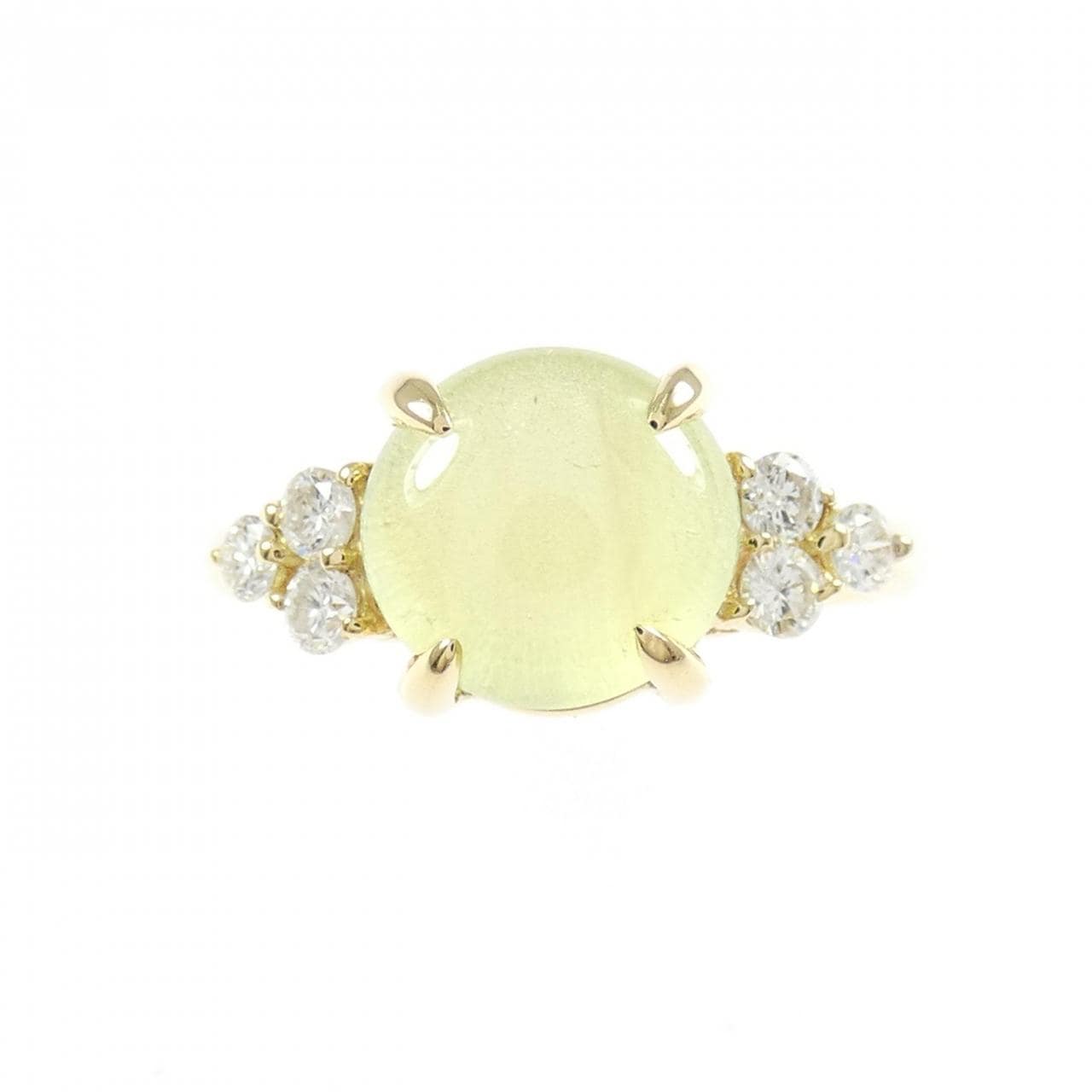 K18YG クリソベリルキャッツ リング 2.49CT