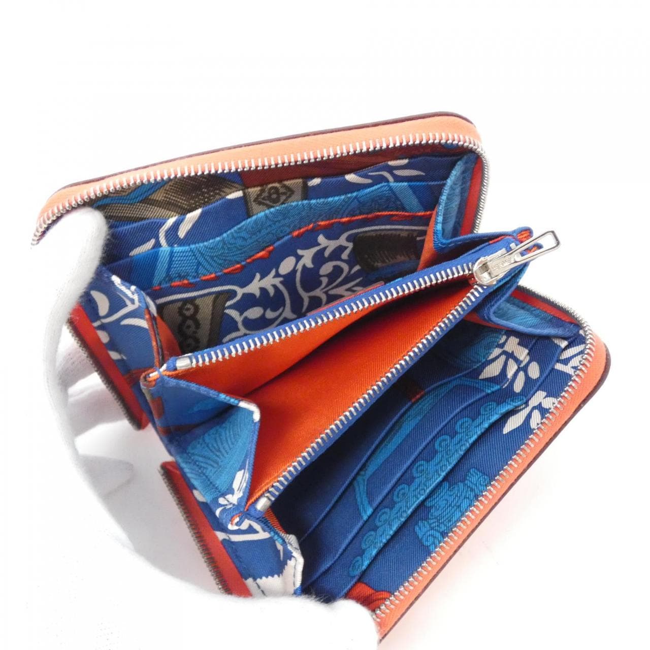 HERMES ETRIERS REMIX Silk in Compact 082355CK Wallet
