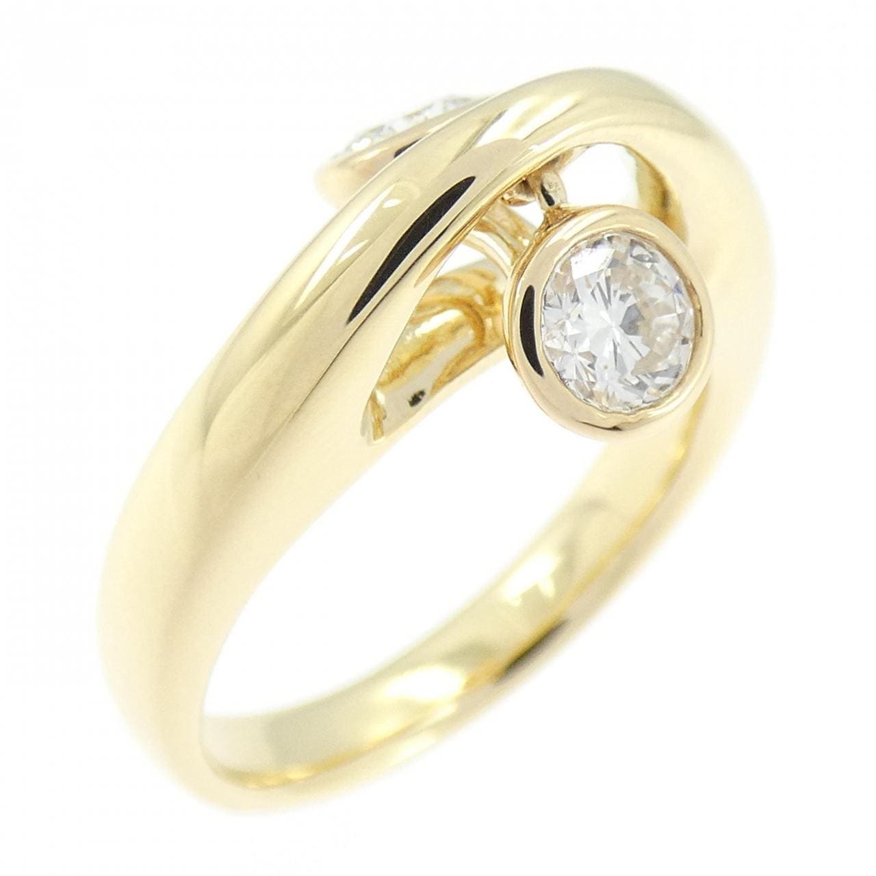 K18YG ダイヤモンド リング 0.47CT