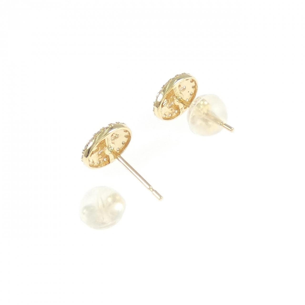 K18YG ダイヤモンド ピアス 0.16CT