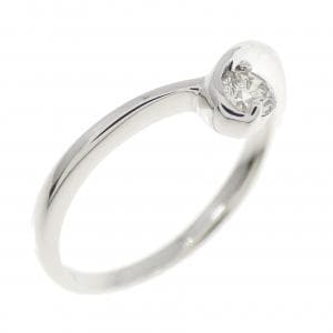 K14WG ダイヤモンド リング 0.10CT