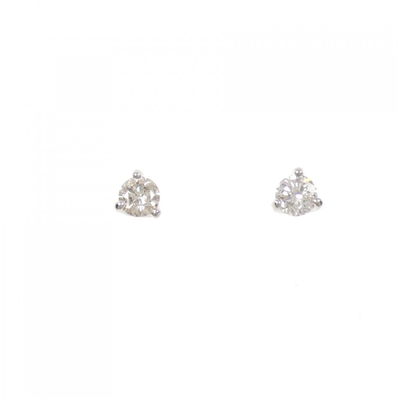 PT900 ダイヤモンド ピアス 0.40CT