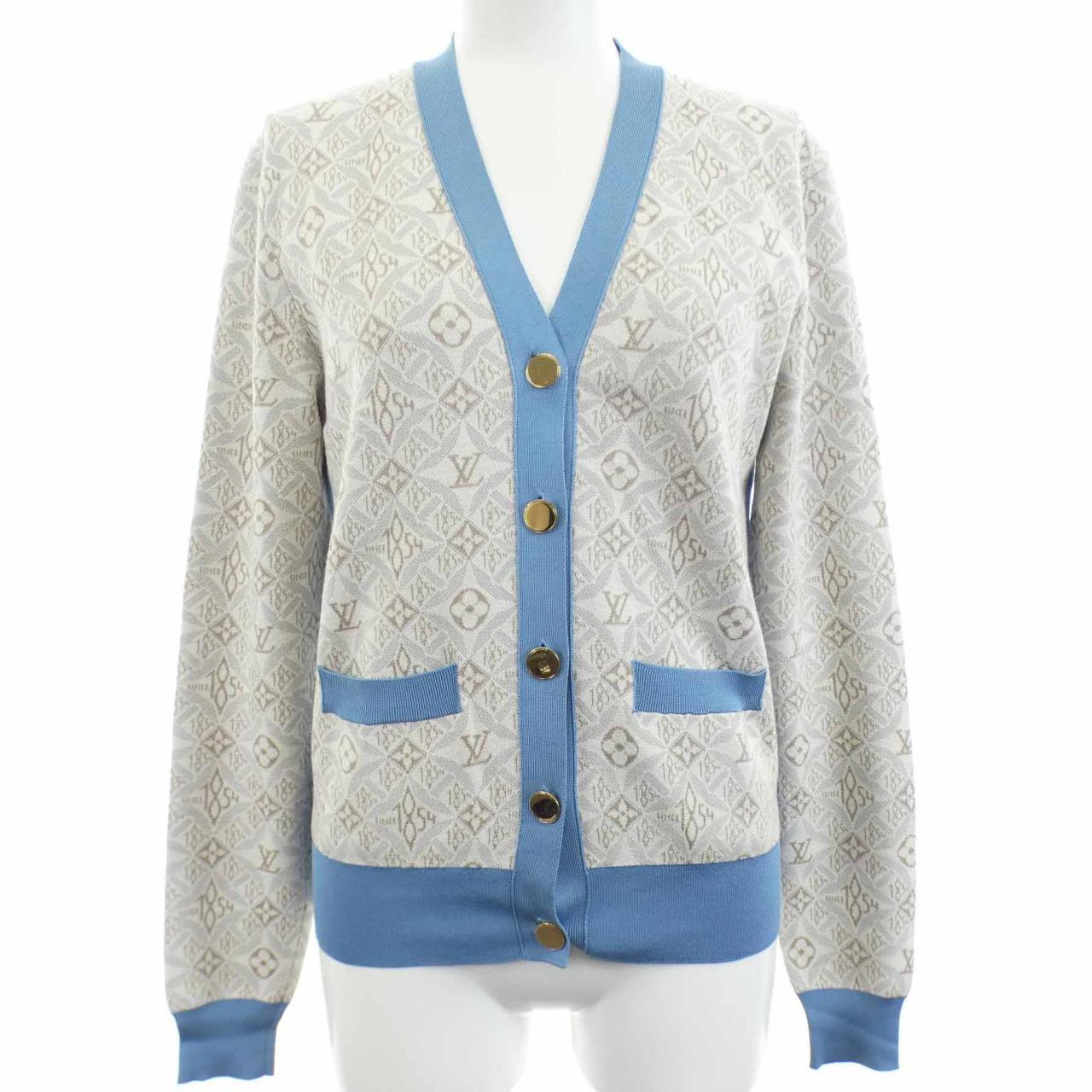 ルイヴィトン LOUIS VUITTON SINCE1854 コントラストトリム FMKC89LW2 カーディガン