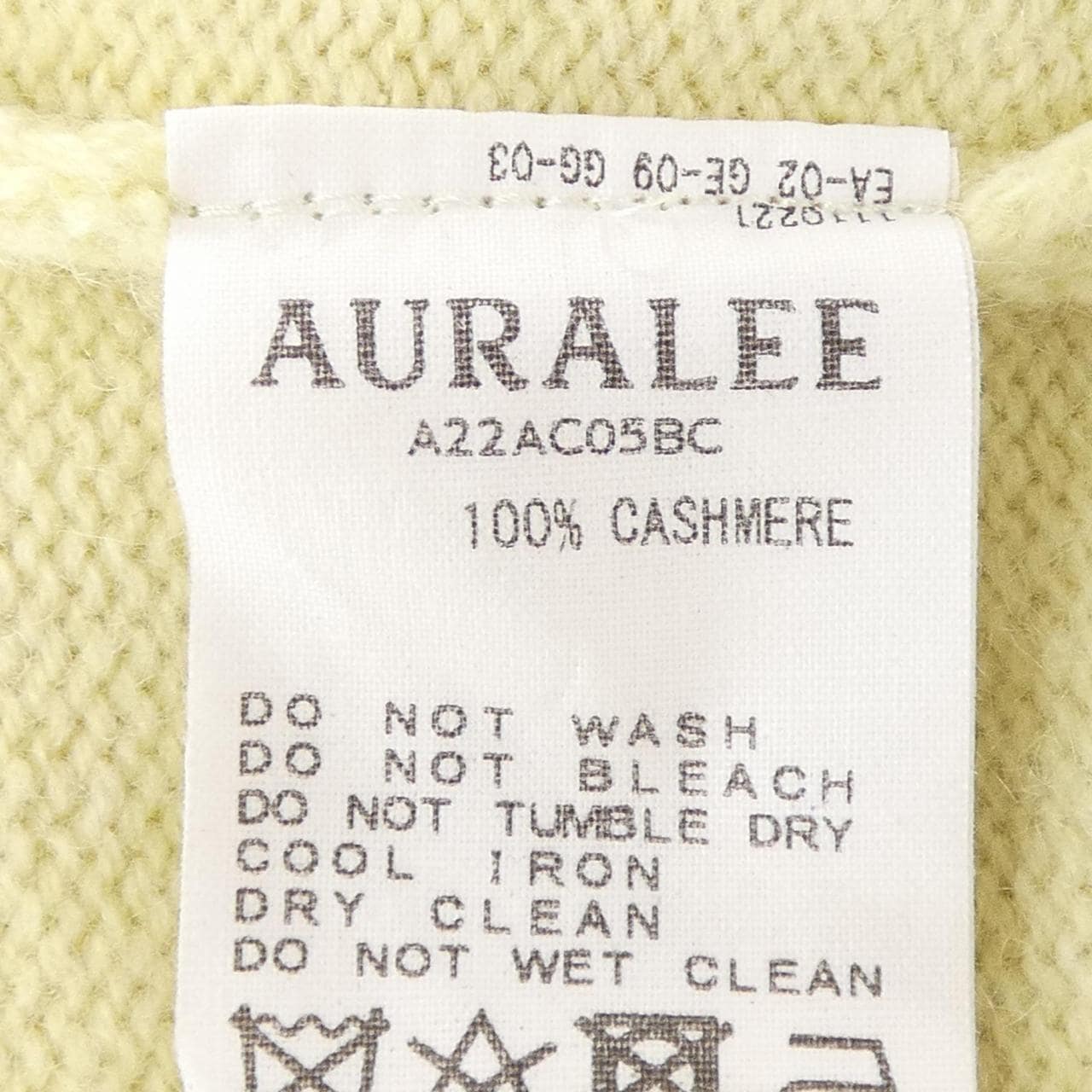 オーラリー AURALEE A22AC05BC カーディガン