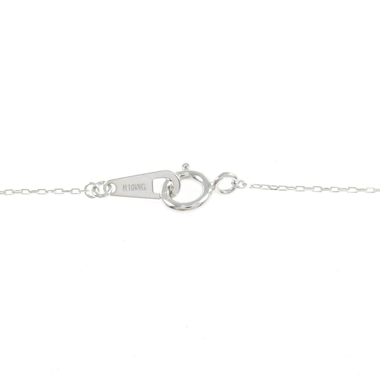 K10WG ダイヤモンド ネックレス 0.15CT
