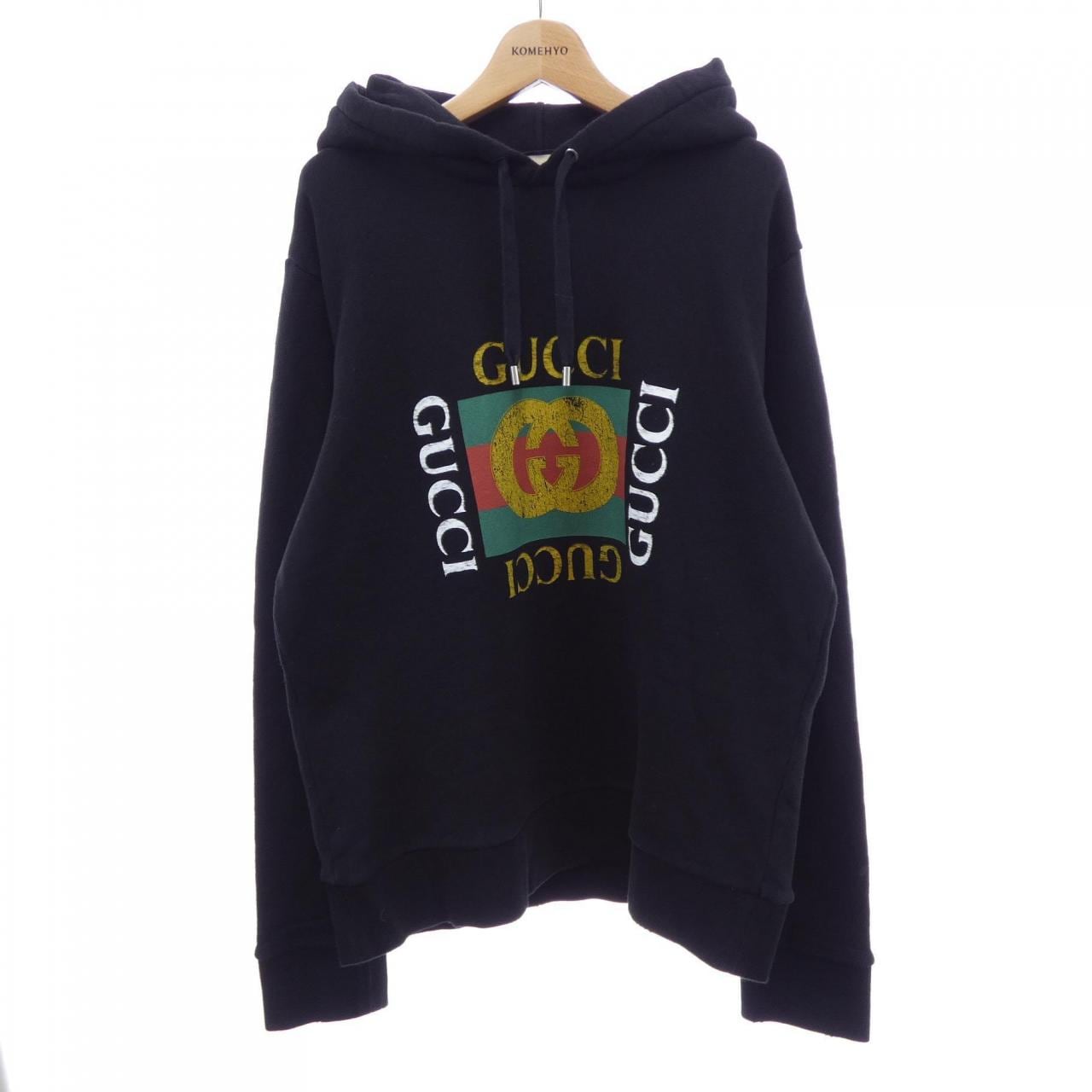 グッチ GUCCI GUCCIロゴオーバーサイズスウェットシャツ 454585-X5J57 パーカー