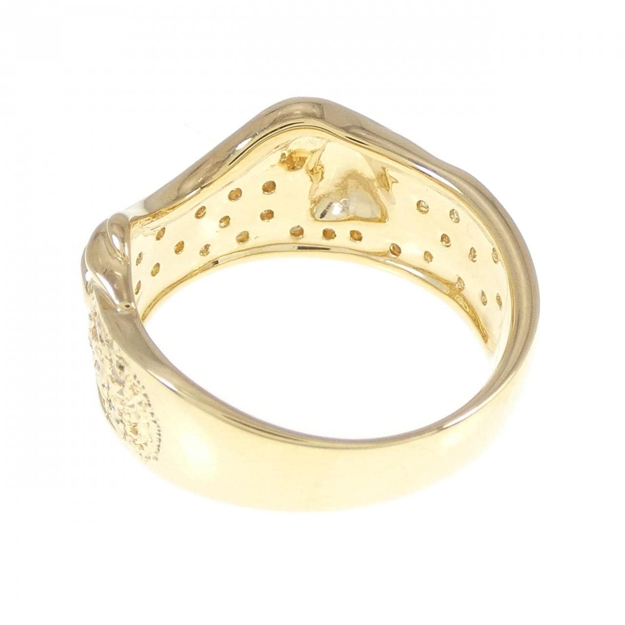 K18YG ダイヤモンド リング 0.37CT