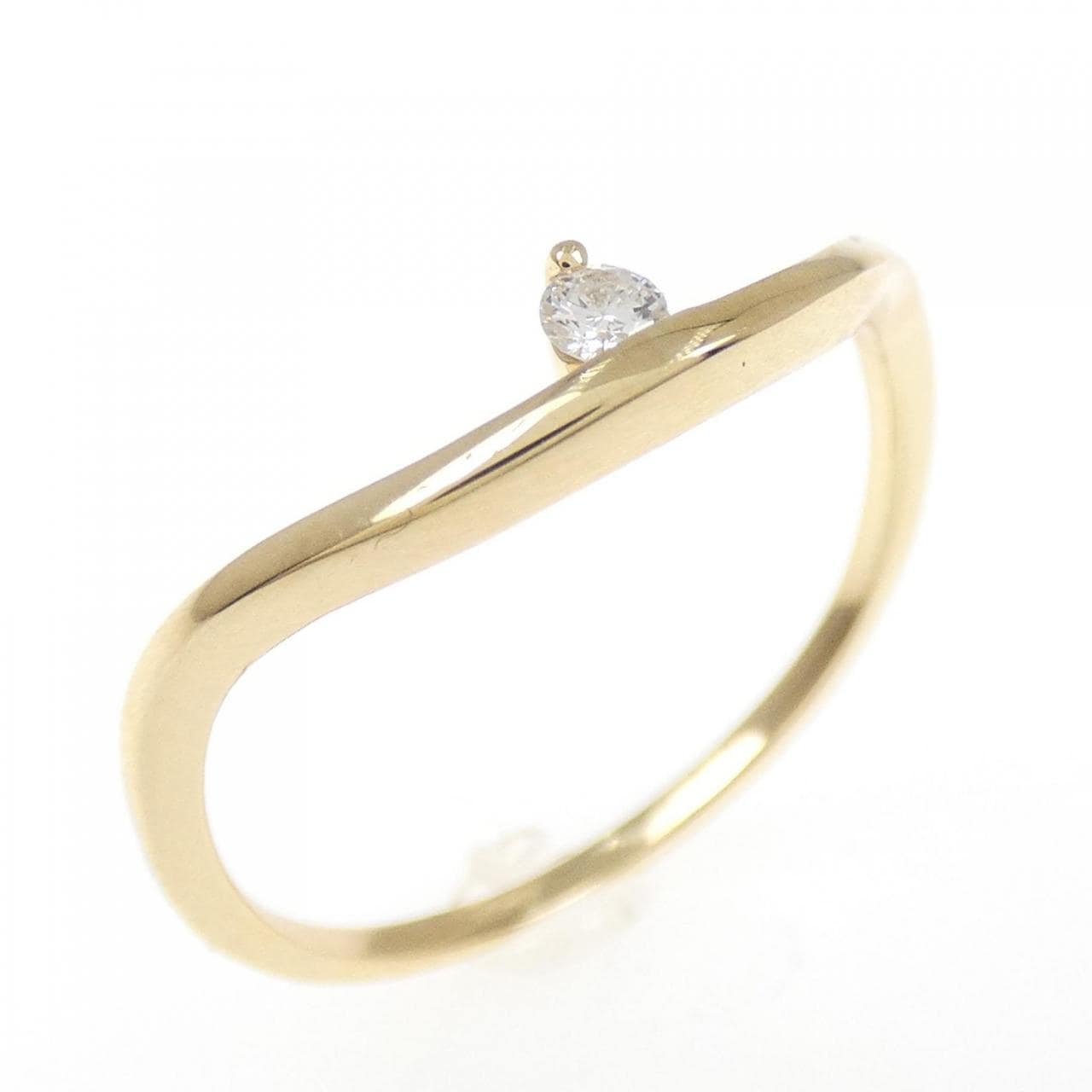 [Remake] K18YG Diamond Ring 0.03CT