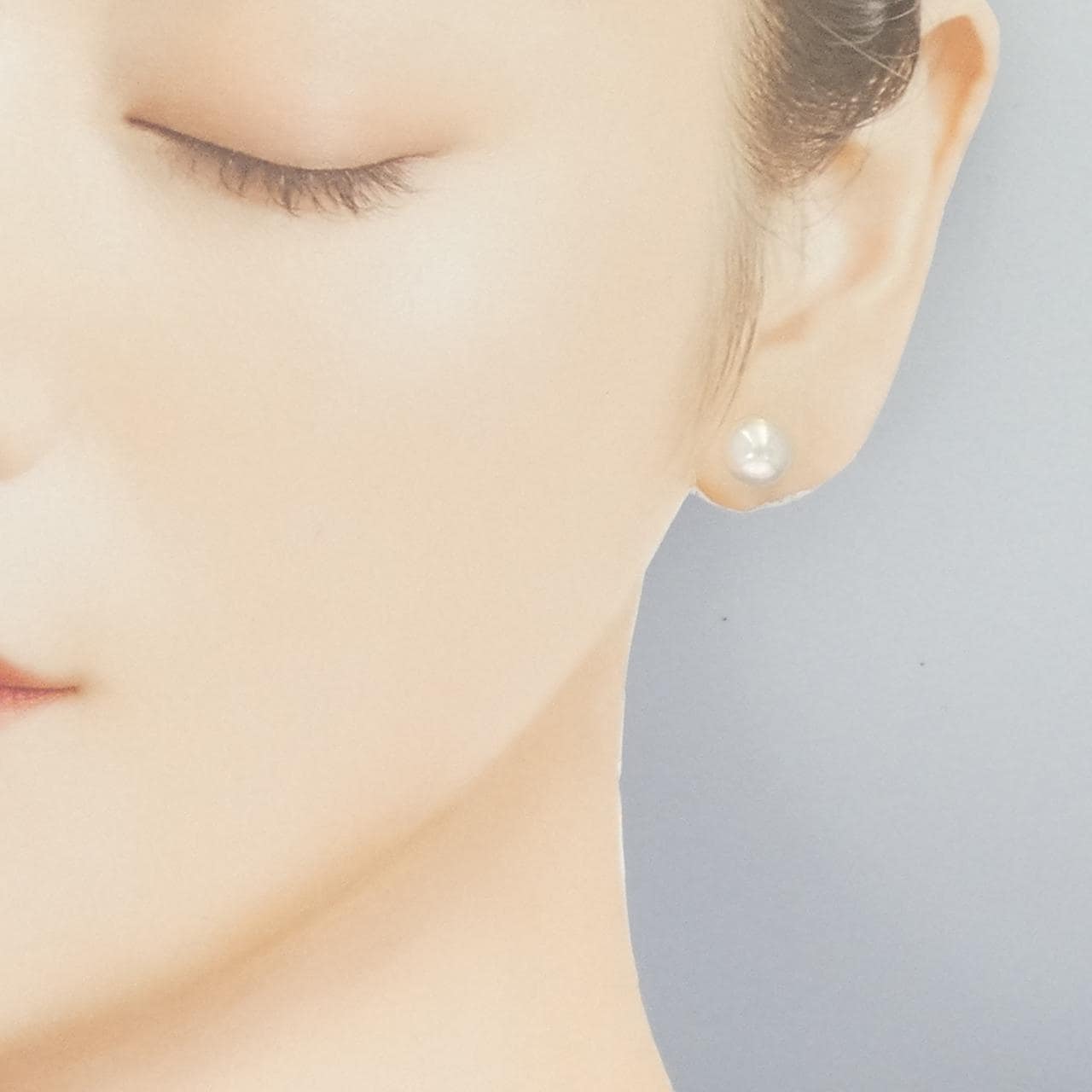 K14WG アコヤパール ピアス 8.4mm