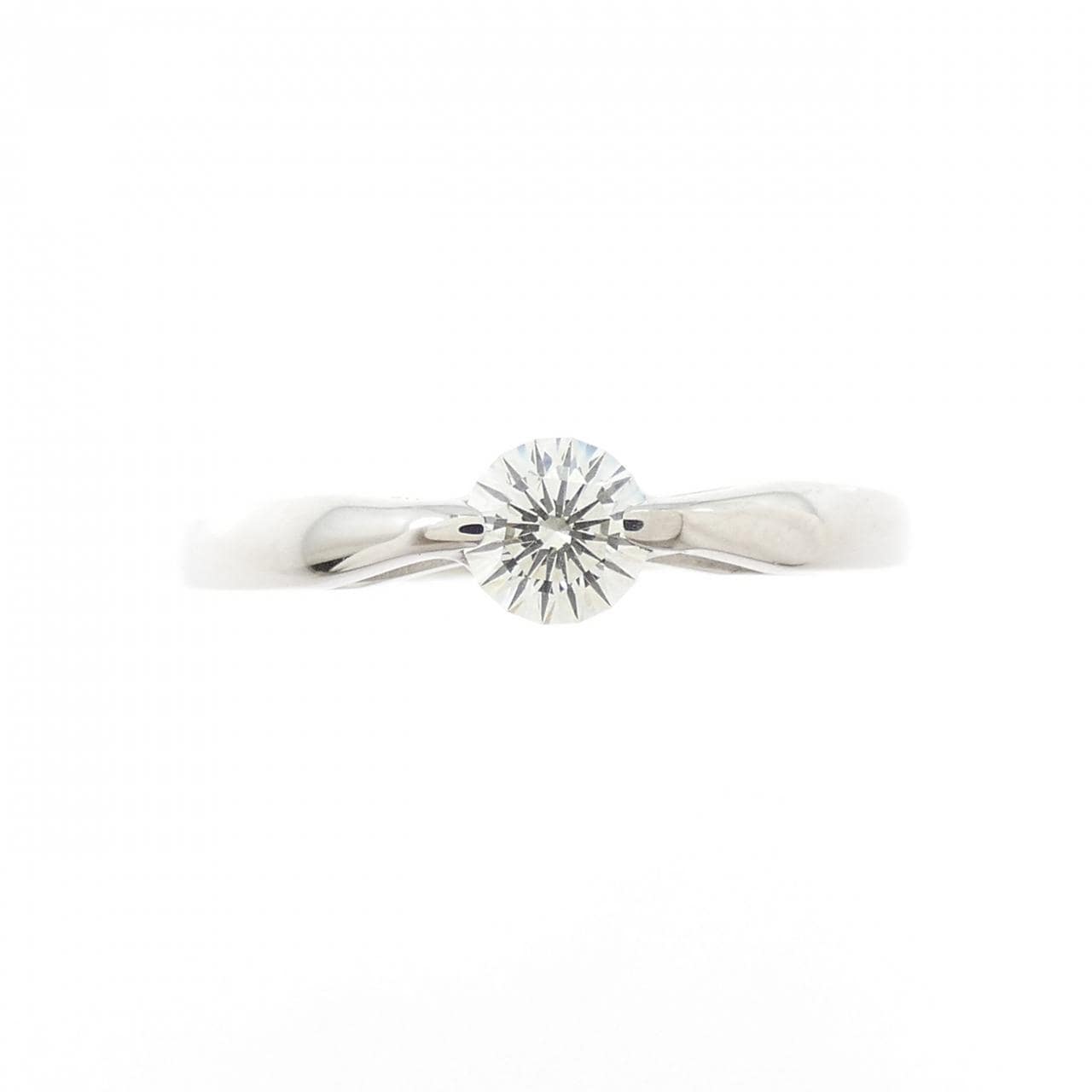 PT900 ソリティア ダイヤモンド リング 0.32CT