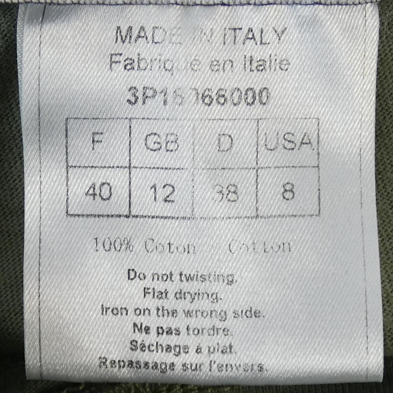 クリスチャンディオール CHRISTIAN DIOR 3P16066000 カットワンピース