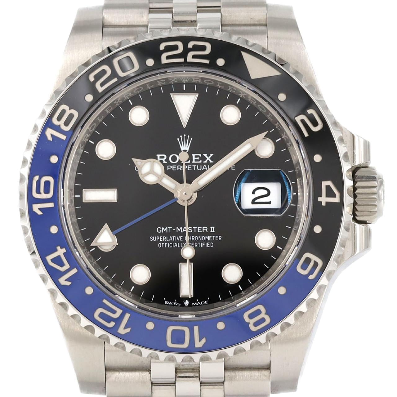 ロレックス GMTマスターⅡ 126710BLNR･5 SS 自動巻 ランダム番